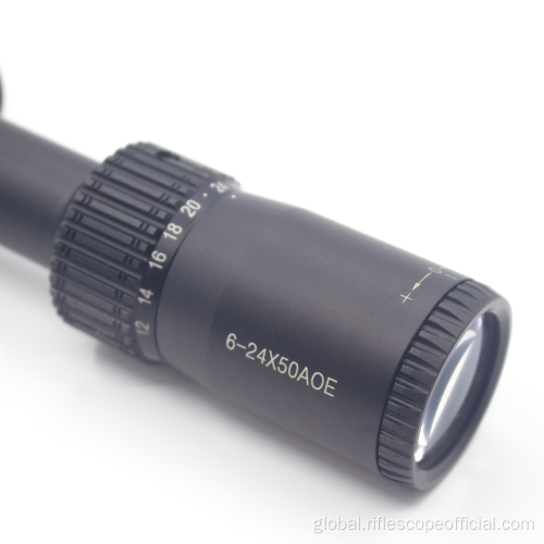 Illuminated Scope with Mount 6-24x50AOE Illuminated Scope with Mounting Rings Supplier